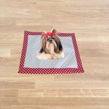 Tapete Higiênico Impermeável Grande Pet - Vermelho innie| Reutilizável e com alta Absorção