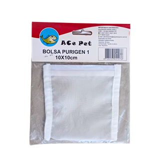 BOLSA PARA PURIGEN COM VELCRO N° 1 - 10 X 10 CM