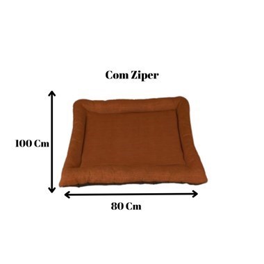 Colchonete Pet Grande Impermeável Retangular  Vermelho