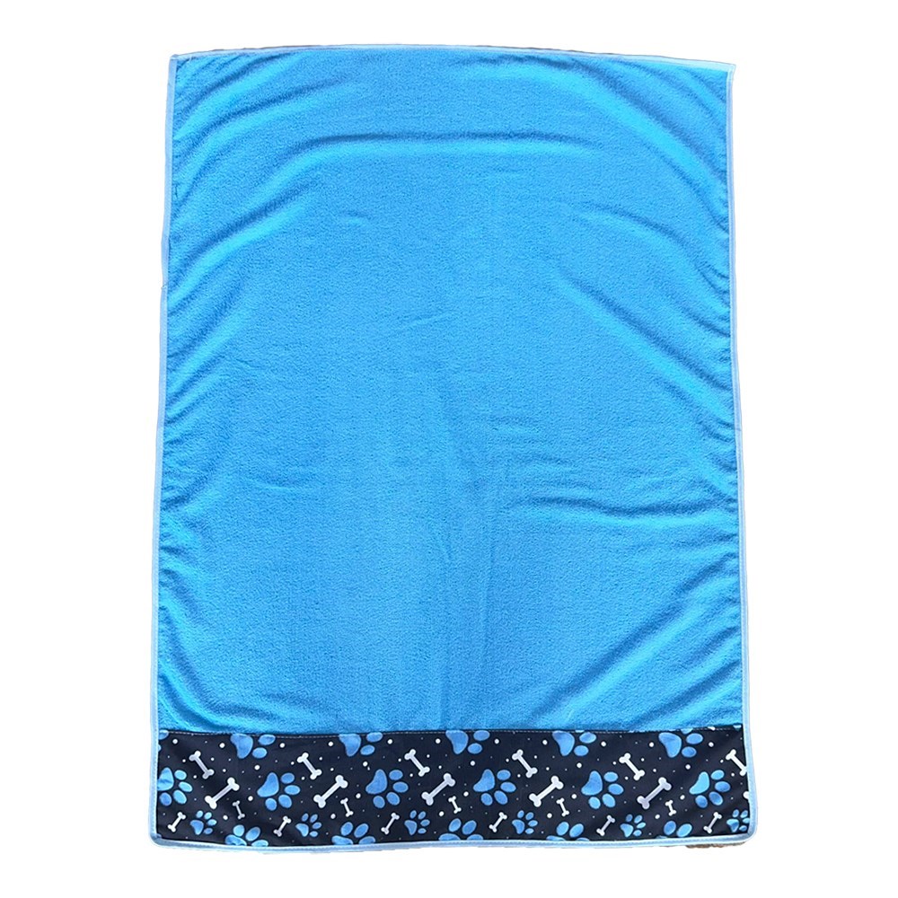 Toalha Splash Pet  Alta Alta Absorção Secagem Rápida Azul