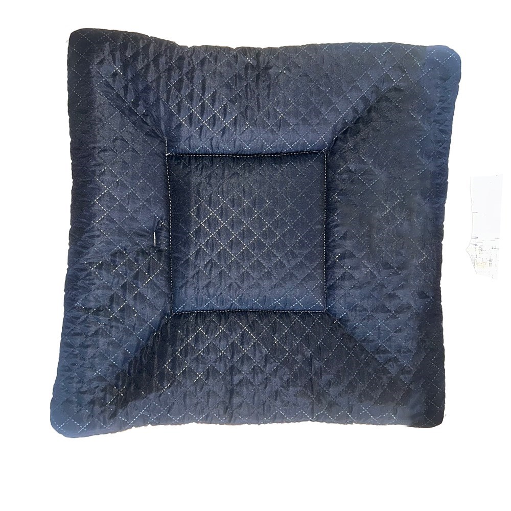 Colchonete Tapete P/Gatos Impermeável Antivazamento Cor Palha Médio 50x50cm Laço Azul