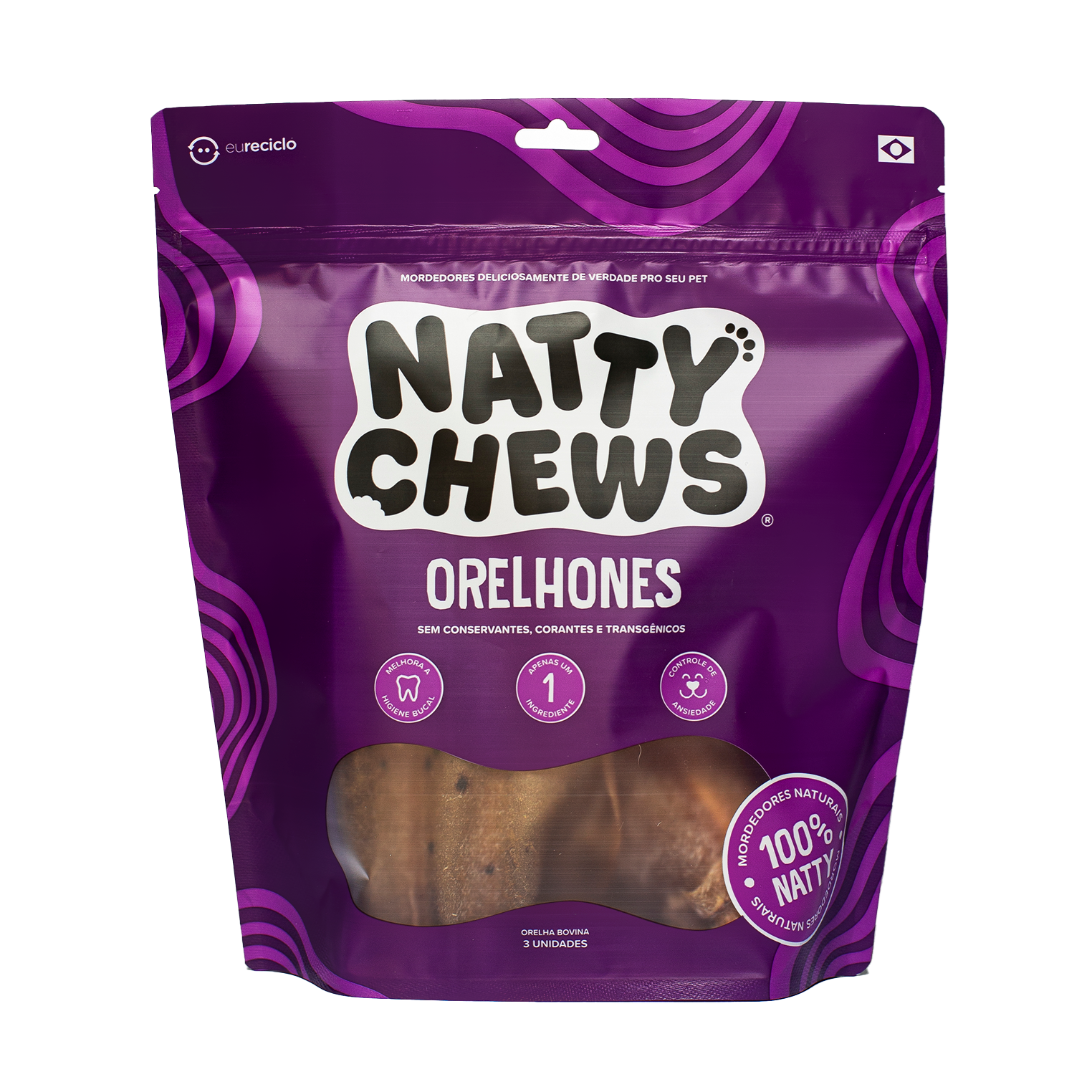 MASTIGÁVEL NATURAL ORELHONES