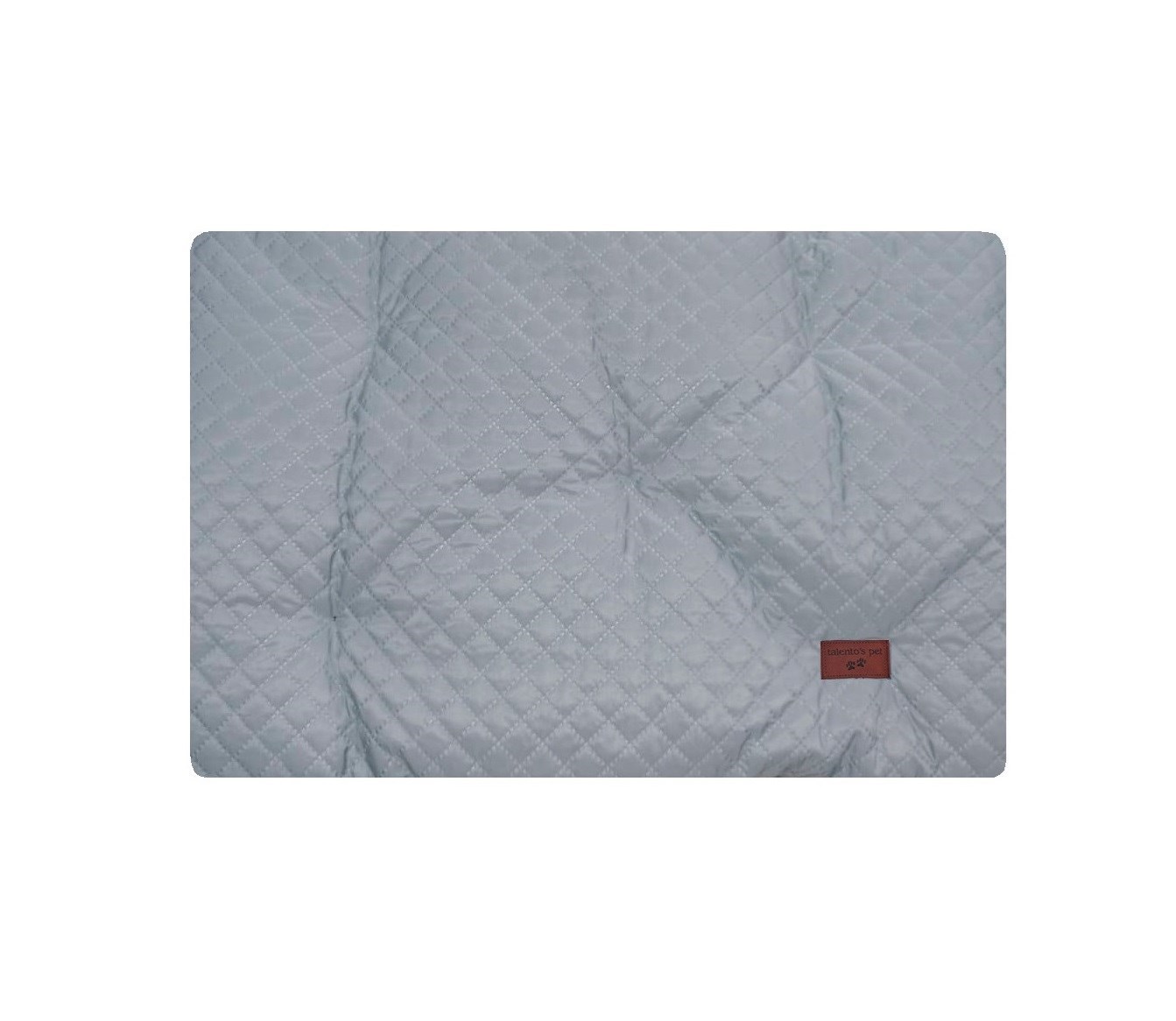 Colchonete Pet Retangular Imperveável Pequeno Prata