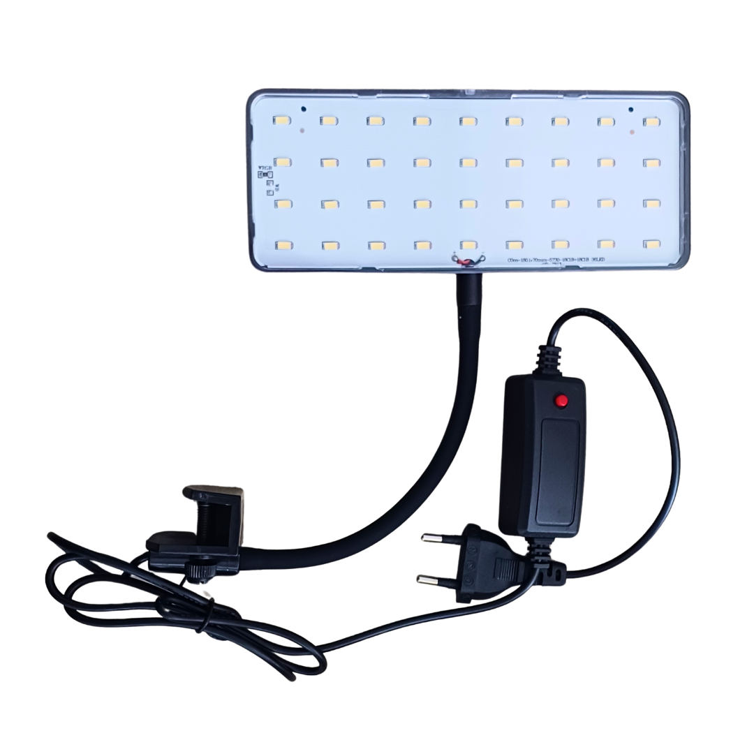 LUMINÁRIA M-480 CLIP LED RGB BRANCA 13W BIV