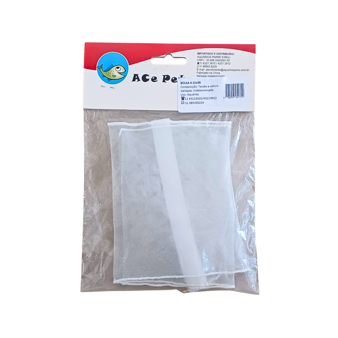 BOLSA N° 4 - 15 X 38 CM COM VELCRO PARA MÍDIAS FILTRANTES