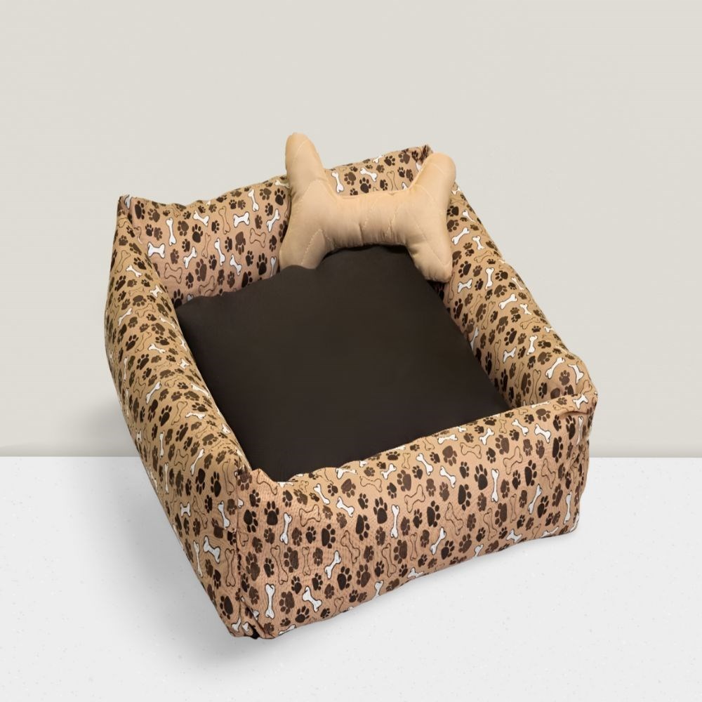 Cama Simples Pequena para Cães e Gatos Pop Marrom