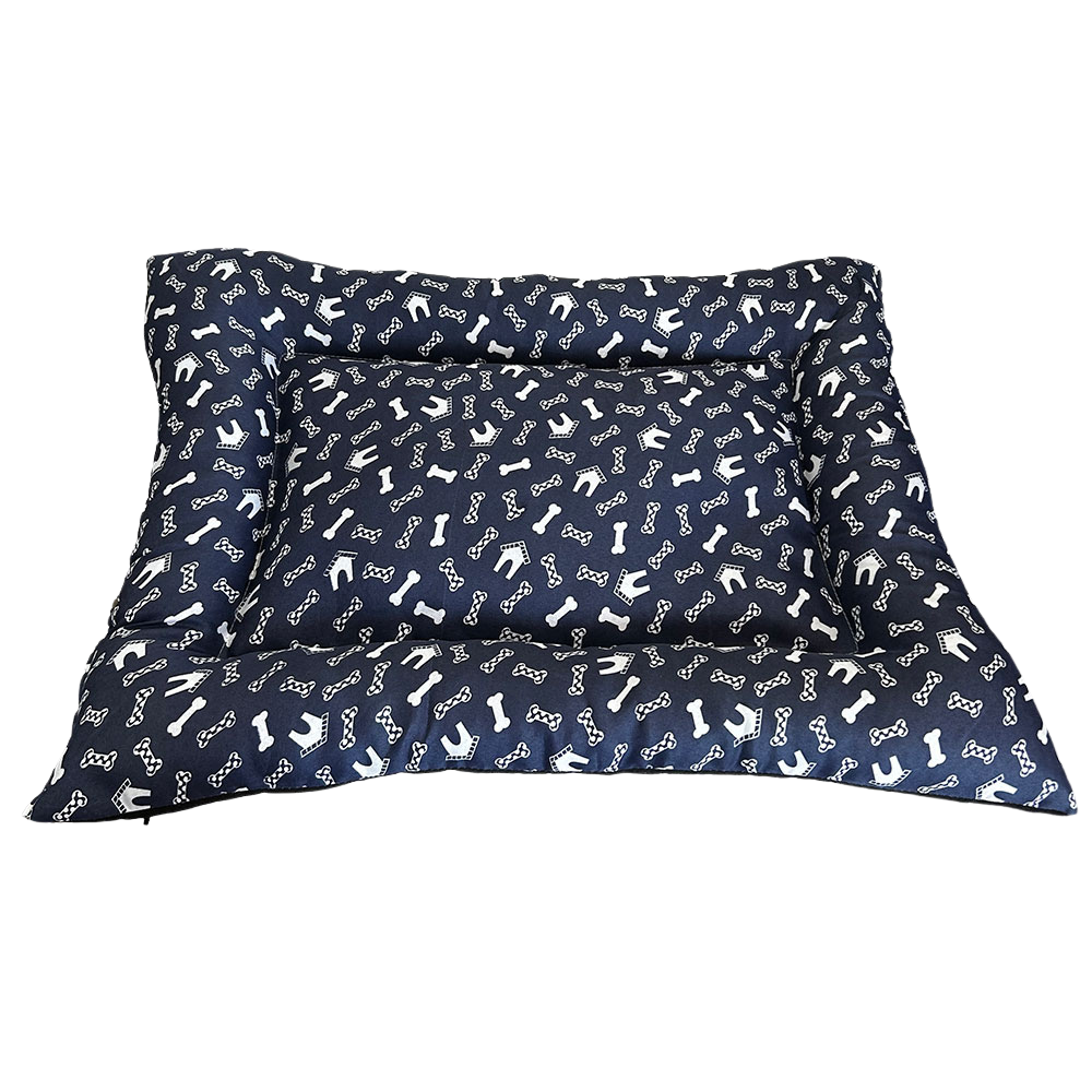 Colchonete Grande Retangular para Pet Macho Azul