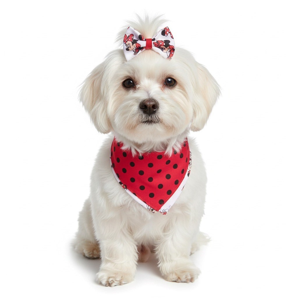 Bandana Pet Dupla Face + Lacinho