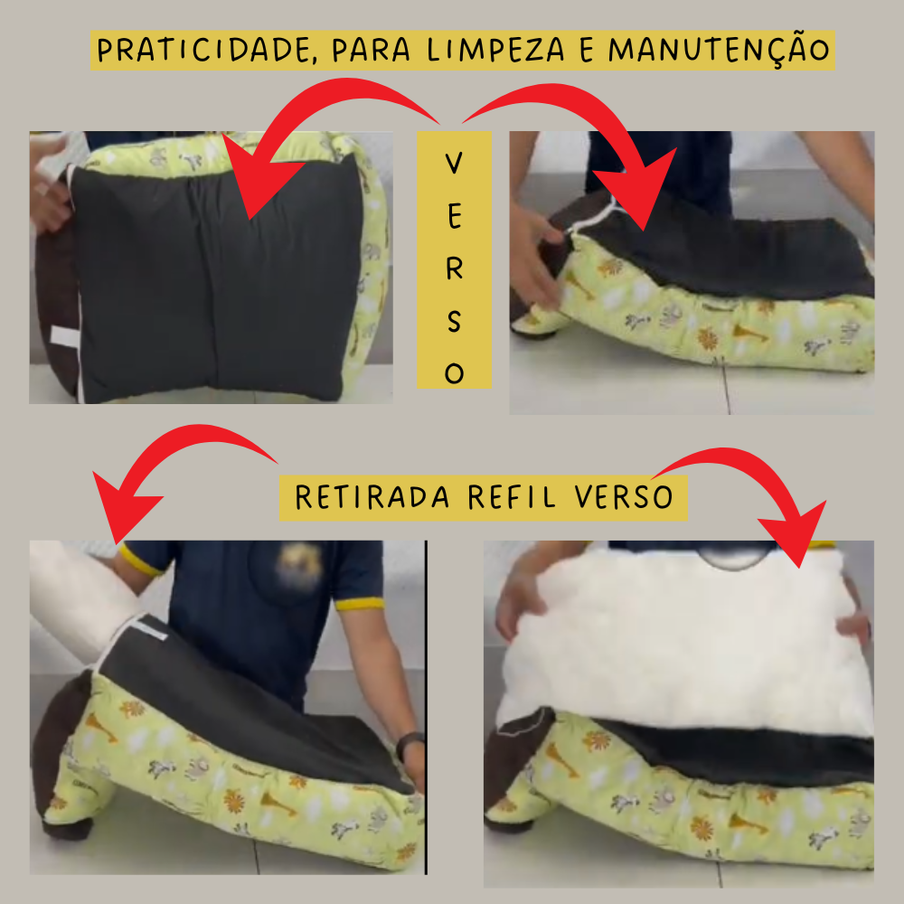 Cama Pet Impermeável Nina Verde – O Berço de Conforto Para Seu Melhor Amigo!