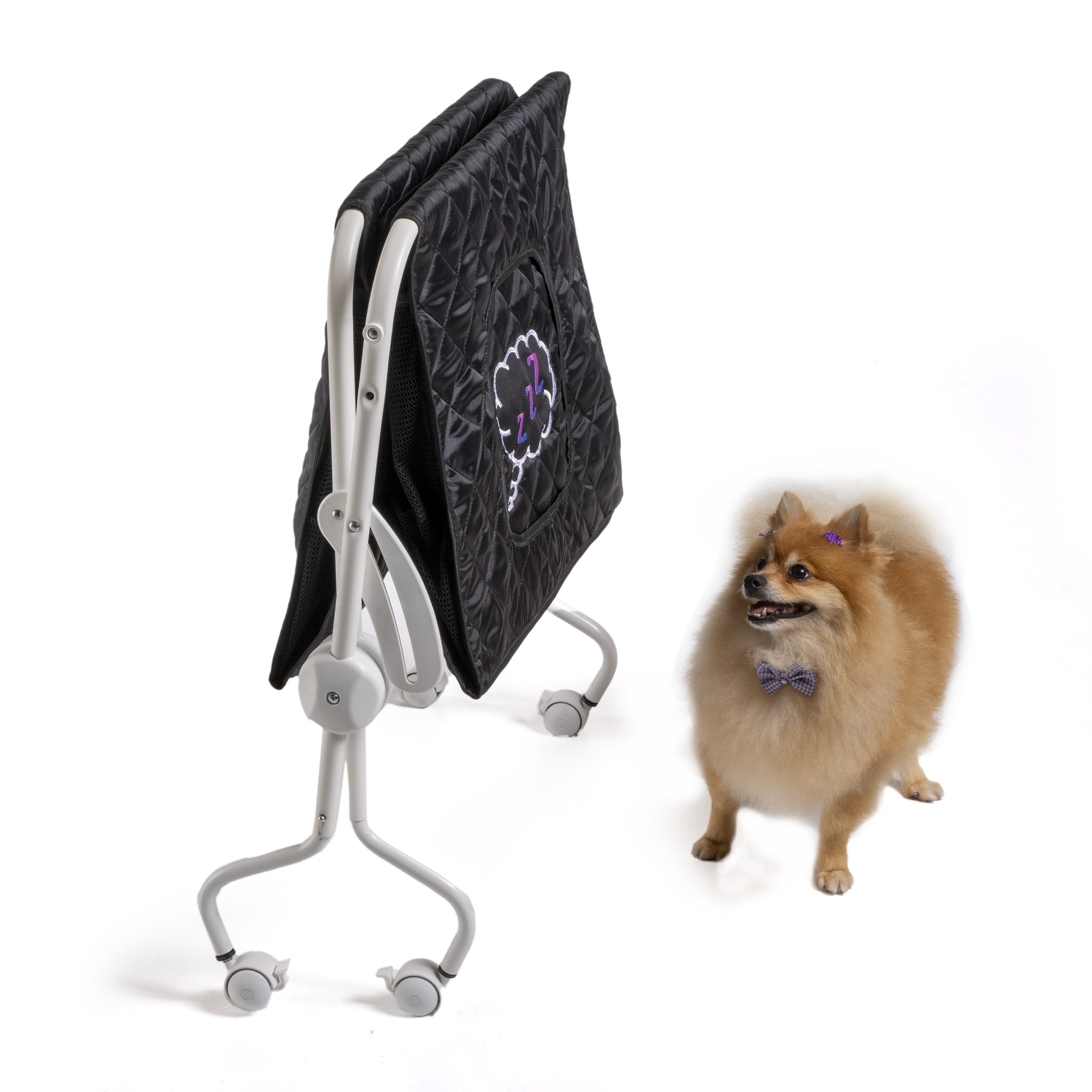 Casinha / Berço Portátil com rodízios "Pet Dorm" - Pequeno Porte