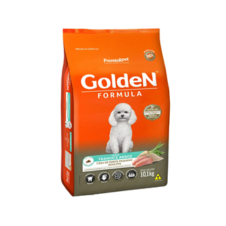 Ração Golden Cão Adulto Raças Pequenas Frango e Arroz 10kg