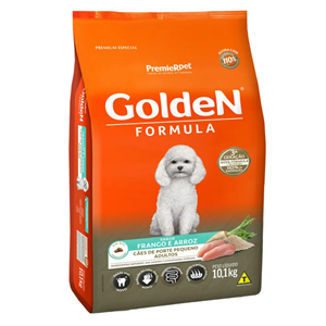 Ração Golden Cão Adulto Raças Pequenas Frango e Arroz 10kg