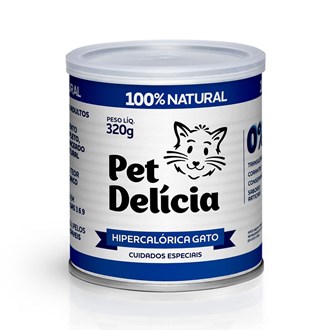 Alimentação Natural Pet Delícia Hipercalórica Gato 320g