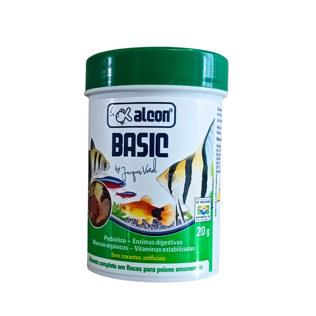 RAÇÃO ALCON BASIC 20 G PARA PEIXES ORNAMENTAIS