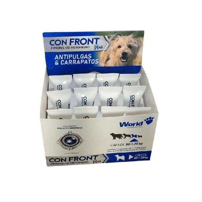 Antipulgas Pipeta Confront Plus para Cães 10-20kg