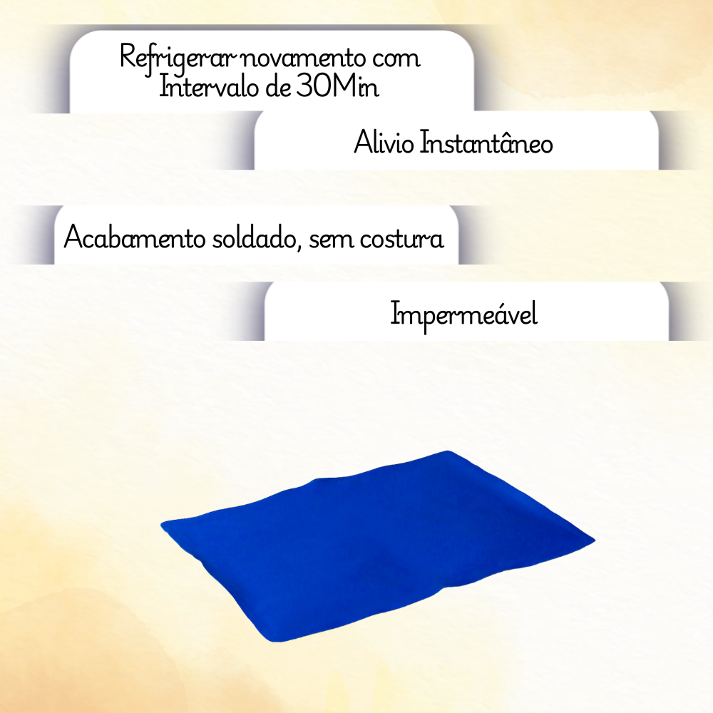 Tapete Gelado para Pets Pequeno - Conforto Refrescante | 40x30cm 