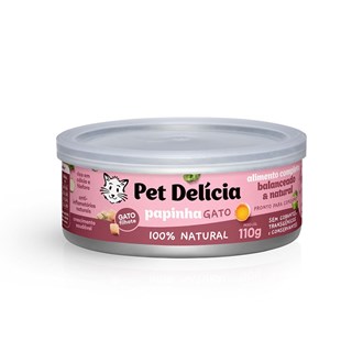 Alimentação Natural Pet Delícia Papinha Gato filhote 110g