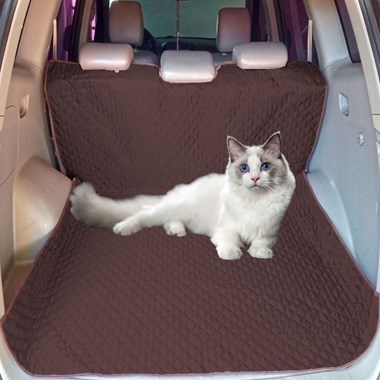 Capa Protetora Impermeável para Porta-Mala de carro- Pequeno, Marrom 