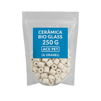 CERÂMICA BIO GLASS 250 G ACE PET ( A GRANEL )