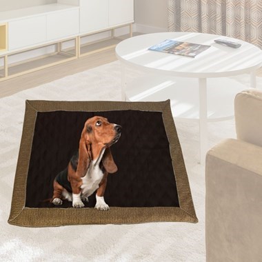 Tapete Higiênico Impermeável Reutilizável para Pets – Grande,Cacau Escuro