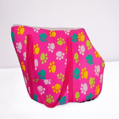 Bolsa Cama Pet 2 em 1 Impermeável para Transporte  Pink