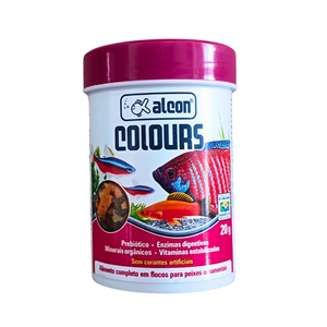 RAÇÃO ALCON COLOURS FLOCOS 20 G PARA PEIXES ORNAMENTAIS