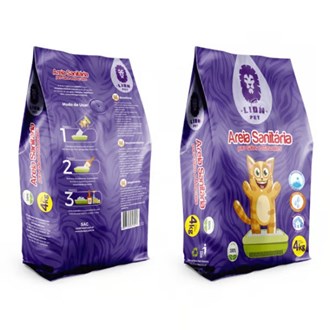 Areia Sanitária Granulado Lion Pet 4Kg