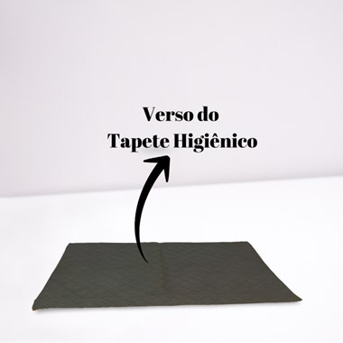 Tapete Higiênico Impermeável Escuro  Grande,  Marrom Avelã Reutilizável