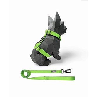 Kit Peitoral H Antipuxão com Coleira e Guia Zoio Pirata