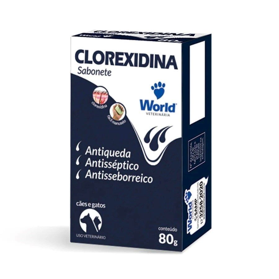 Sabonete Clorexidina Dug`s para cães e gatos 80g