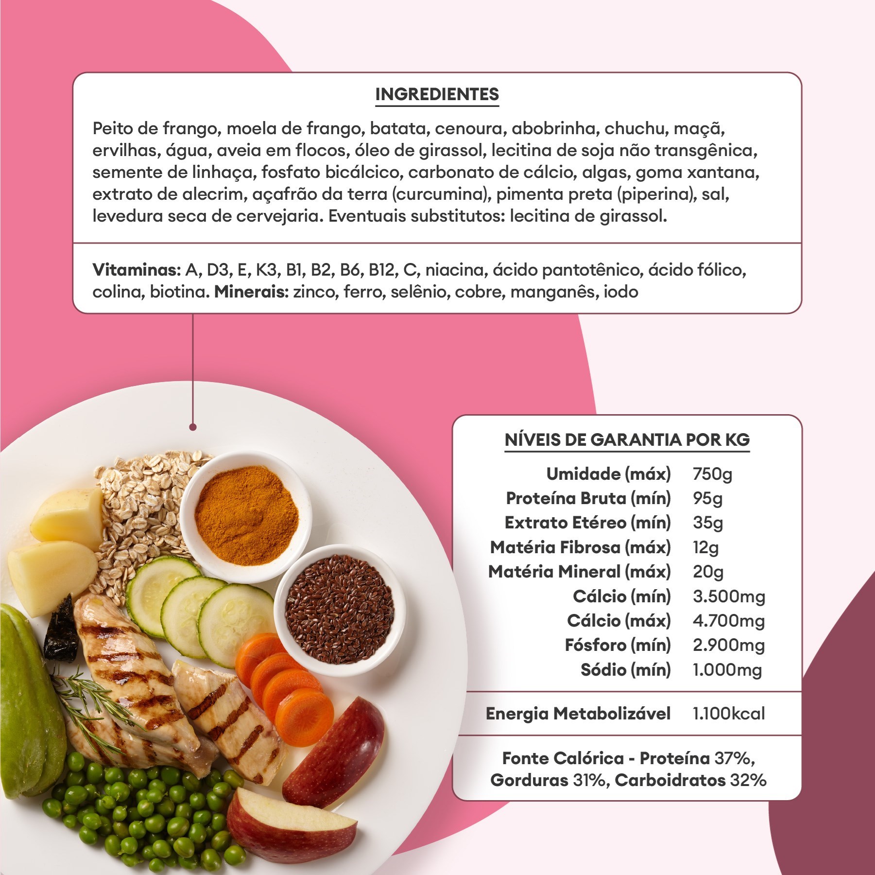 Alimentação Natural Pet Delícia Papinha de Frango para Cão 320g 