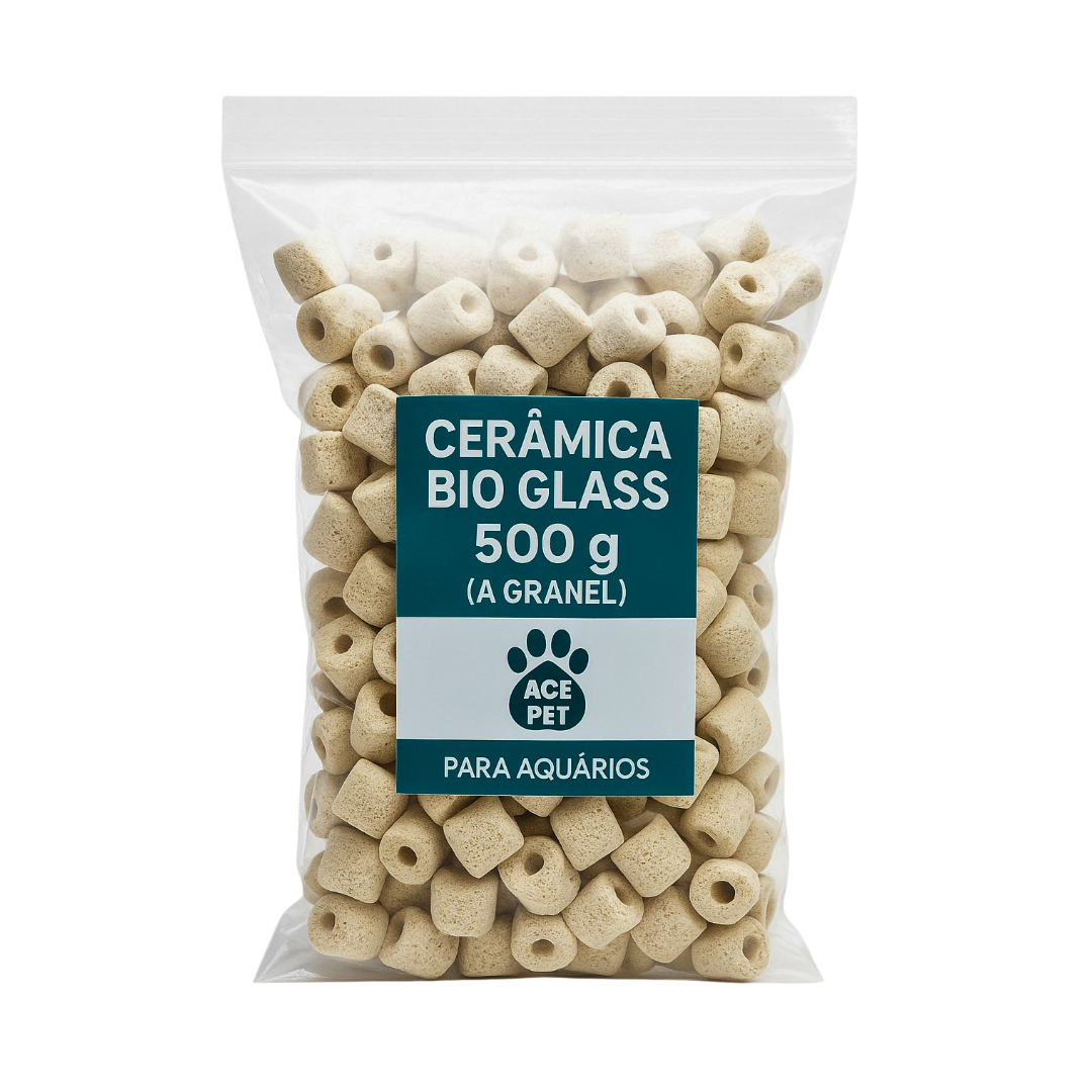 CERÂMICA BIO GLASS 500 G ACE PET ( A GRANEL )