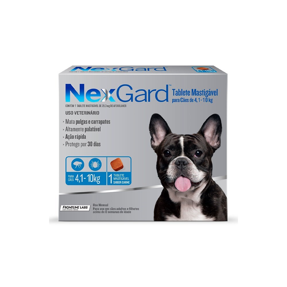 Nexgard Cães M- 4 a 10kg  1 unidade