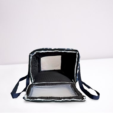 Bolsa Impermeável para Transporte de Pets - Ideal para Viagens de Avião e Carro - Cor Azul