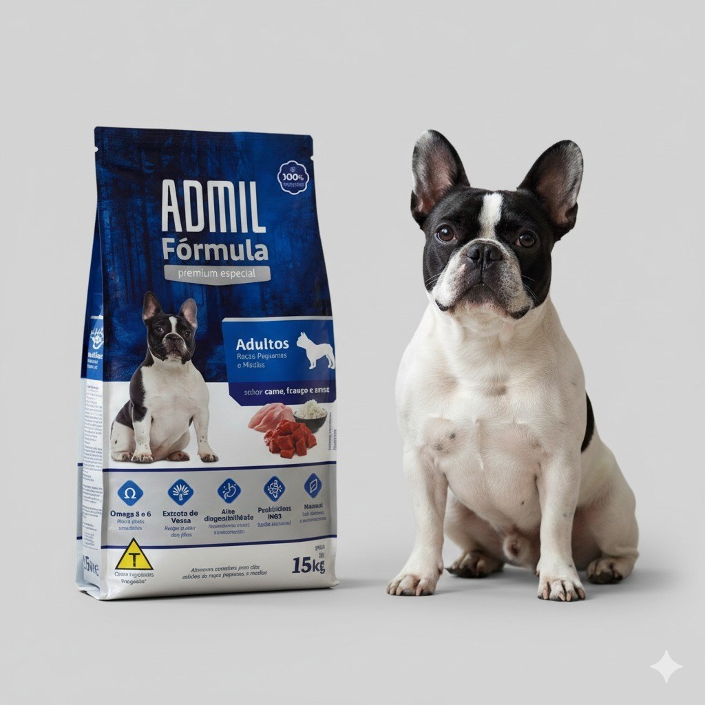 Admil Fórmula Premium Especial Cães Raças Pequenas 15kg