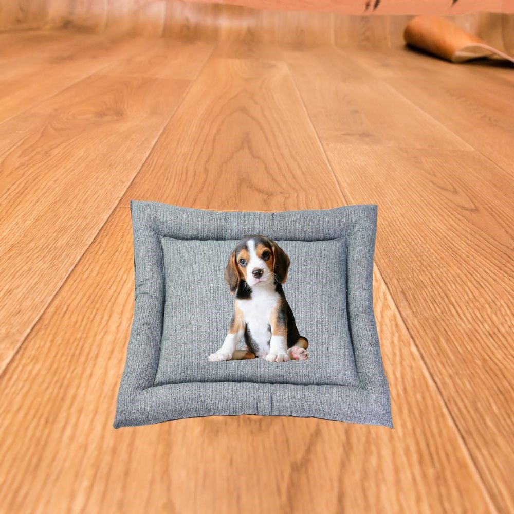 Colchonete Pequeno Impermeável Retangular para Pet Cor Chumbo