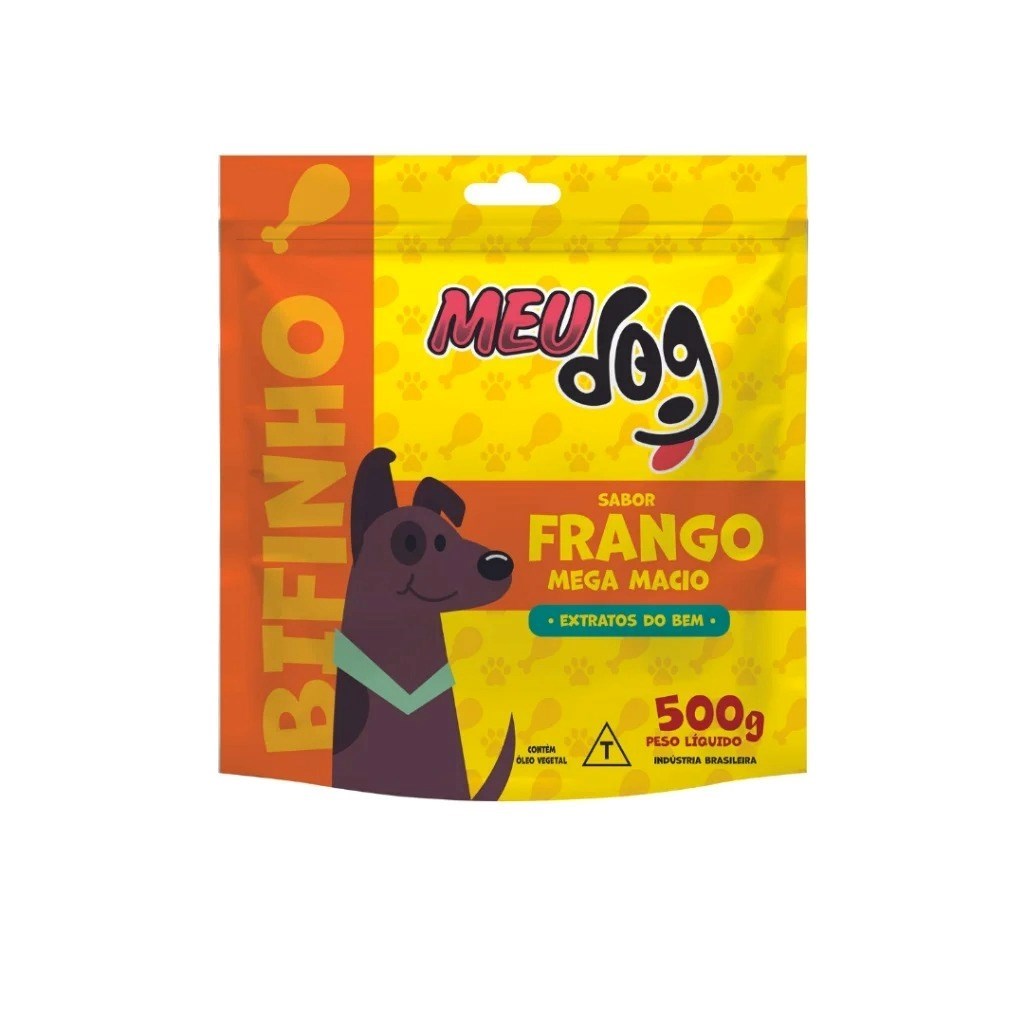 Bifinhos Meu Dog Sabores Frango 500g