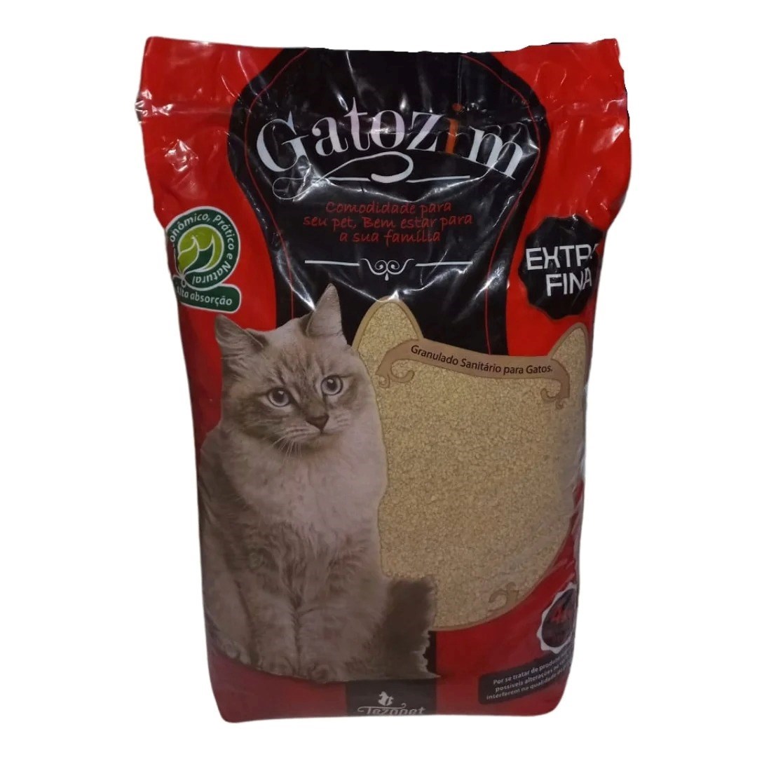 Areia Higiênica Extrafina Gatozin 4kg