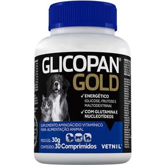 Glicopan Gold - Vetnil -  30comprimidos