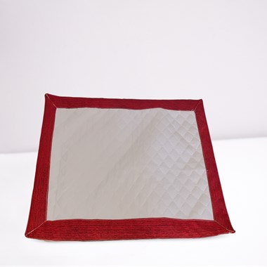 Tapete Higiênico Impermeável Grande - Branco Vermelho Reutilizável