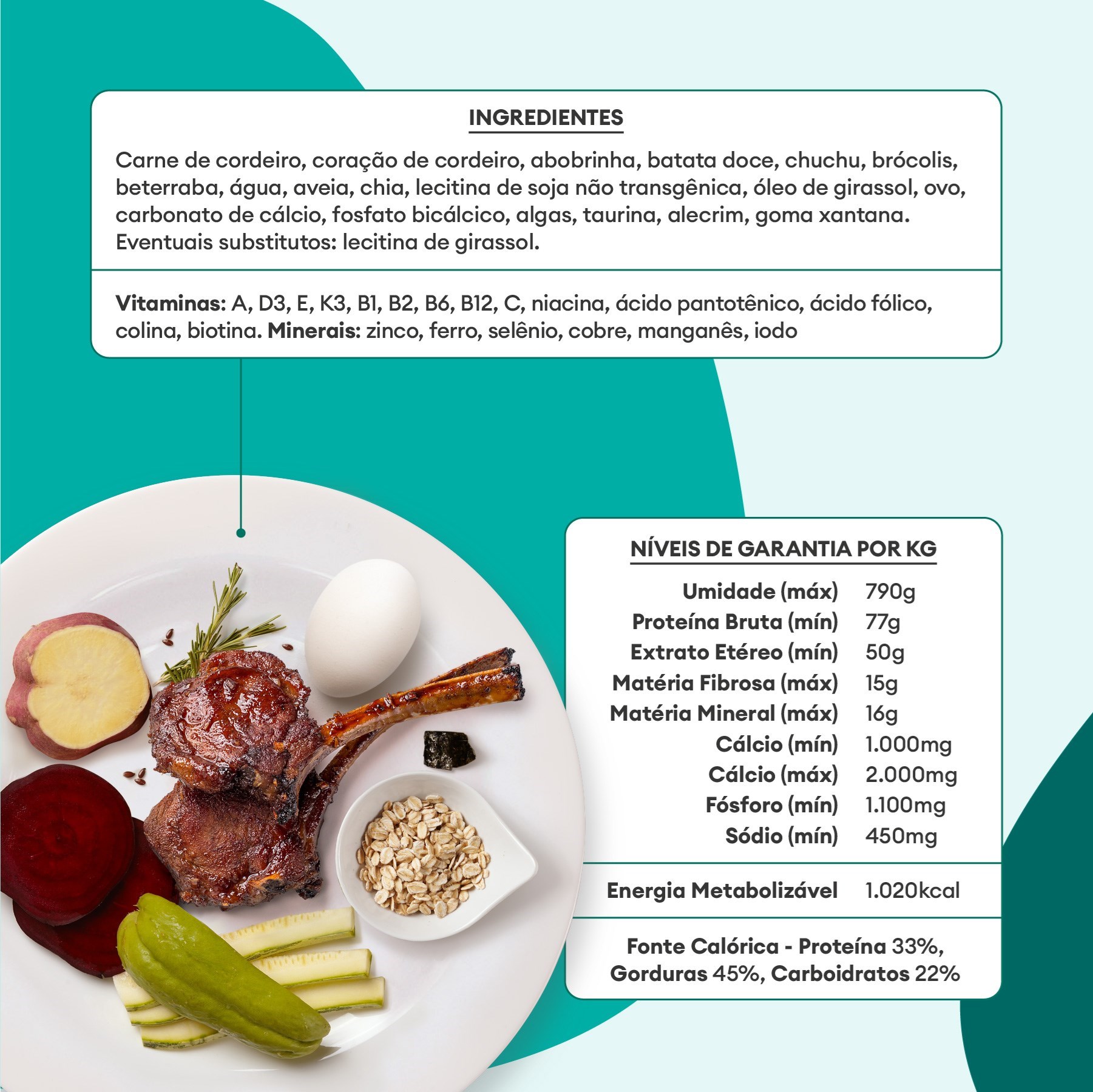 Alimentação Natural Pet Delícia Cordeiro Gato 320g