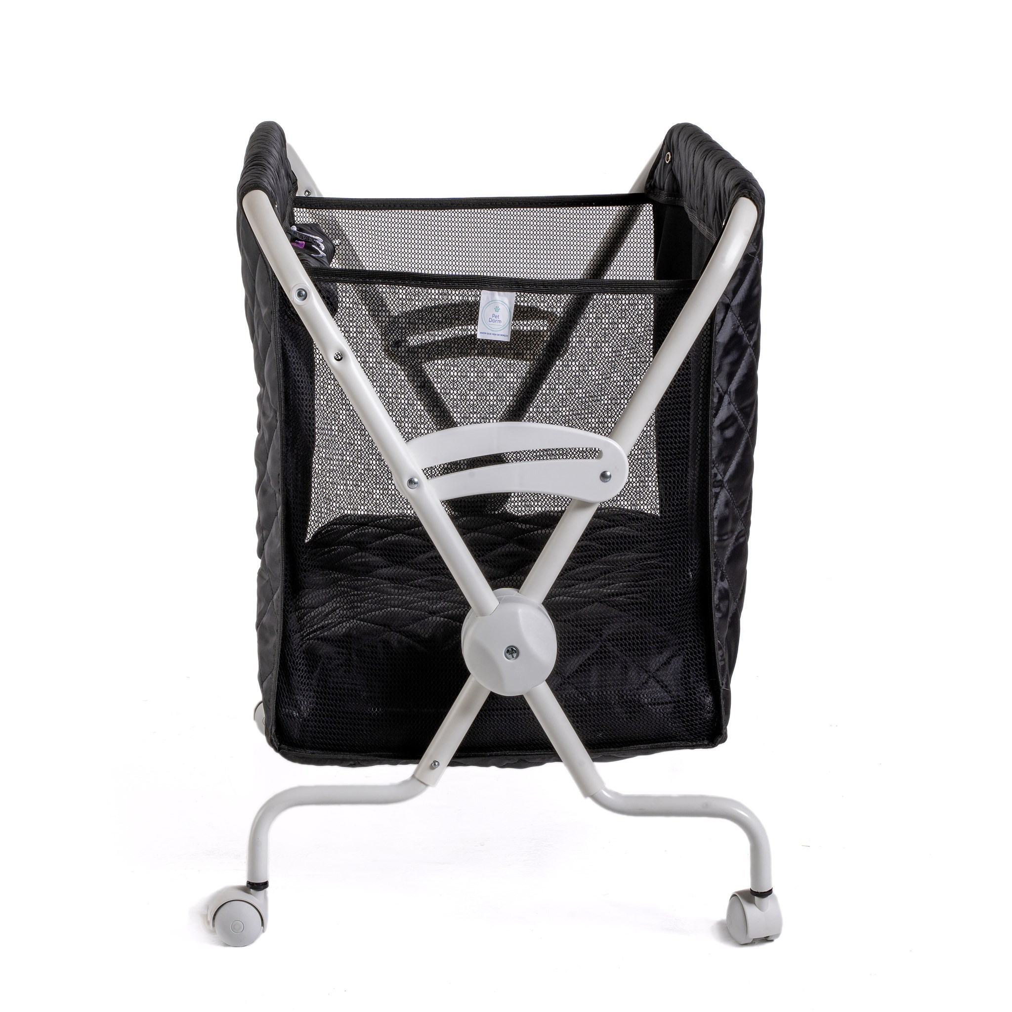 Casinha / Berço Portátil com rodízios "Pet Dorm" - Pequeno Porte