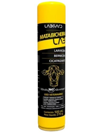 Matabicheiras Aerosol Larvicida, Bernicida e Cicatrizante Labgard 500ml