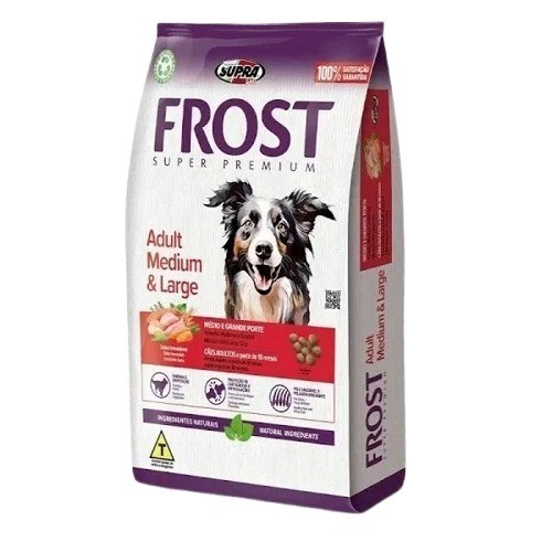 Ração Frost Cão Adulto Raças Médias e Grandes 15kg