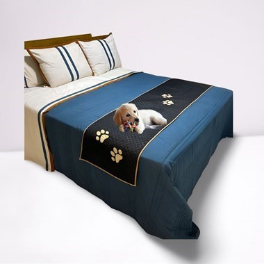 Peseira Pet Impermeável Cama King Preto