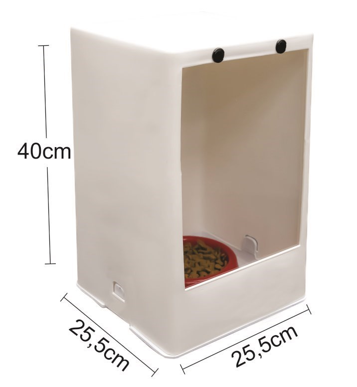 comedouro bebedouro higienico para caes protege 100% água e ração