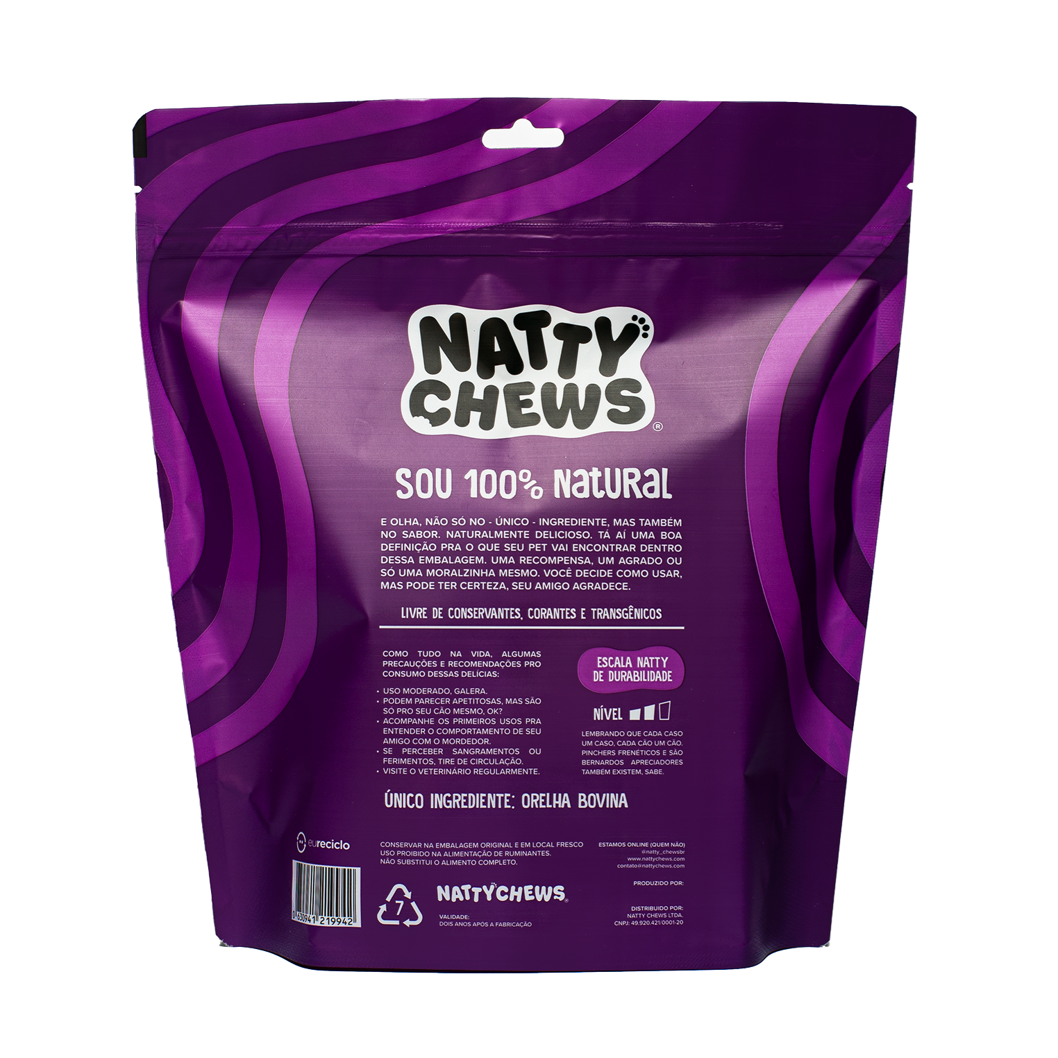 MASTIGÁVEL NATURAL ORELHONES