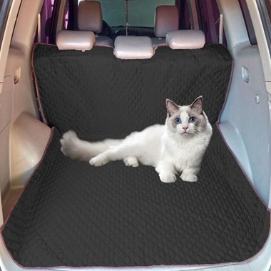 Protetor Impermeável para Porta-Malas de Carro - Grande, Preto | Ideal para Cães e Gatos