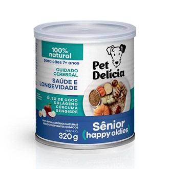 Alimentação Natural Pet Delícia Sênior Cão 320g 