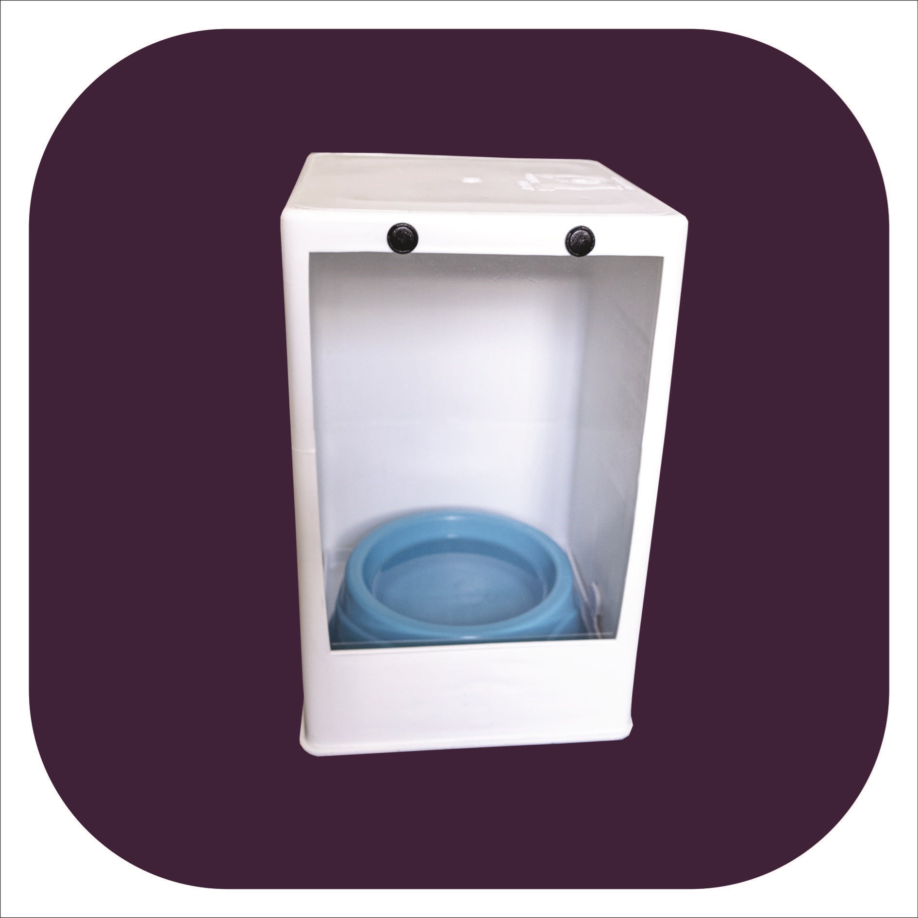 comedouro bebedouro higienico para caes protege 100% água e ração